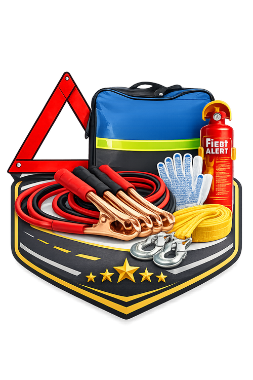 Kit de Seguridad para Auto 5 en 1 – Prepárate para cualquier emergencia